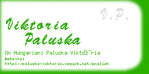 viktoria paluska business card